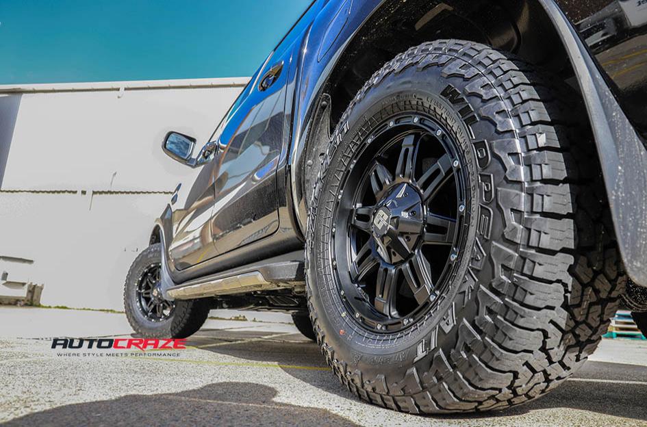 FORD RANGER RENEGADE V2 MATTE BLACK